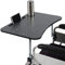 COJJ Wheelchair Tray Table, Wooden Dining Table Board, Detachable Wooden Wheelchair Tray Dining Table, Wheelchair Accessories With Mobile Phone Holder, Portable Universal Tray Table,#2