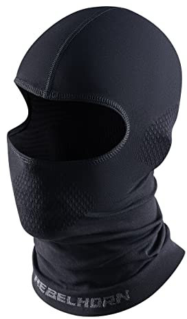 REBELHORN Freeze Sturmhaube Motorrad Funktions Thermoaktive Bekleidung Ultraleicht und Zart für Heißes Wetter