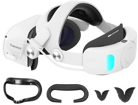 TRANSNOVO VR-Kopfgurt kompatibel mit Quest 2 (Kopfband 4)