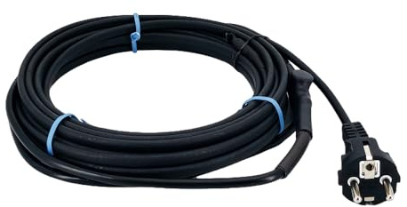 MincoHome Pipe Heating Cable Built-in Thermostat 200-240V Plug-in Water Pipe Anti-Freeze Kit Energy-Saving (4M)