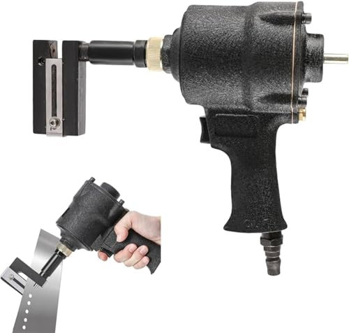 Perforateur pneumatique, pistolet de poinçonnage industriel en tôle, ouvre-trou en métal, poinçonnage industriel de trous en tôle avec rotation à 360 °, outil de perforation de trous métalliques à air