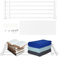 Fuerdich Teleskopregal Ohne Bohren, Einlegeböden Kleiderschrank 24cm Breite Mit Pp-Stahlrohr, 20kg Tragkraft & Längenverstellung 75-120cm, Einlegeböden Schrank Für Schuhschrank/Küche/Bücherregal