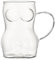 Freezer Beer Mugs - Freezer or Glass Attractive Pub Drinking Cups | Stylish Drinking Glasses | Women's Body Shaped Cups For Alcohol, Drinks, Juices