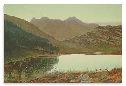 Blea Tarn von John_Atkinson_Grimshaw Wandkunstdrucke, Poster, Wandkunst, Bild, Malerei, Poster, Poster, Kunstwerke, Raumdekoration, 30 x 45 cm