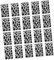 Toyvian 20 Blätter Aufkleber mit Kuh-Print Kuh-Druck-Aufkleber Partydekoration zum Thema Kuh Scrapbooking Sticker Scrapbook Stickers Neuheit-Kuh-Aufkleber Aufkleber mit Kuhdruck Black