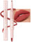 Waterproof Lip Liner Stain Pencil - Double-ended 2-in-1 Waterproof Lipstick Lip Liner for Women Matte Long-lasting Matte Satin Finish, Nourishing and Non-fading (#01, 18g)