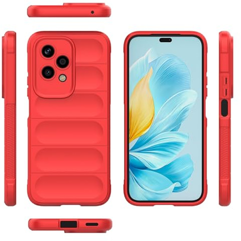 Funda con tapa para smartphone Compatible con Huawei Honor 200 Lite 5G (versión extranjera) Funda de teléfono Funda de silicona Funda delgada Protección de cuerpo completo Resistente a golpes Resisten