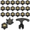 Golf Spikes 20 PCS Golf Shoe Spikes Golf Shoe Spikes Compatible with Footjoy Golf Shoe Spikes M6 Easy to Install Comes with 1 Wrench Compatible with Footjoy Adidas Skechers Nike Shoes