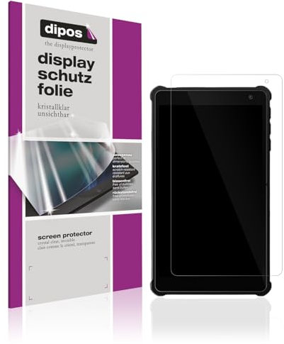 dipos I 2x Schutzfolie klar passend für Pritom 7 Zoll Tablet Folie Displayschutzfolie, Ultra-Dünn, Case-Friendly, Fingerprint-Kompatibel