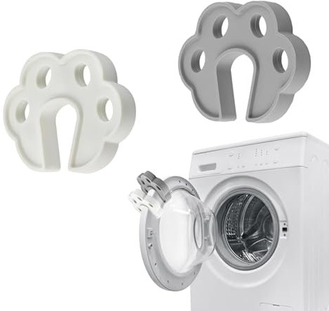 2 Pack Waschmaschinen Türhalter,Türstütze für Frontlader Waschmaschinen,Tür öffnen und trocknen der Frontlader Waschmaschine um Dämpfung zu verhindern,Türstopper für Trockner