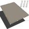 Voile D Ombrage Abri de Jardin 2.9 x 3 m Résistant Aux UV Toile d'ombrage pour Serre avec Oeillets Cordons Rideau de Soleil pour Patio Jardin Terrasse Extérieur, Taupe