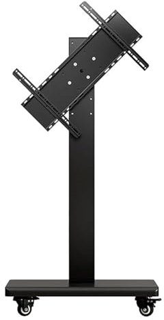 MYTREFN Mobile TV Lift Stand Cart on Wheels,Portable Screen Fixed Horizontal And Vertical Floor TV Stand Holds, TV Stand for 40-75 LED Flat Screen