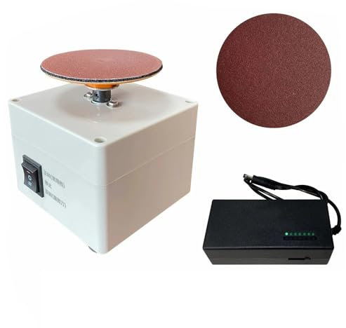 Afiladora y Rectificadora Eléctrica de 4 Pulgadas, Motor de Cobre de 6000 RPM, 7 Velocidades Ajustables, Pulidora para Cuchillas, Piedra, Madera y Metal.