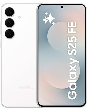 Samsung Galaxy S25 FE 256GB White AI Smartphone ohne Vertrag, AI Handy mit Android 15, 8 GB RAM, 256 GB Speicher ohne Simlock (White)