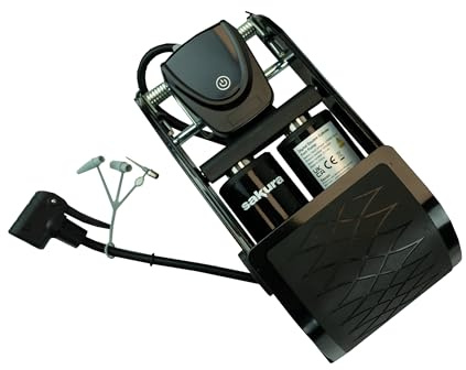 Sakura SS5563 Digital Double Cylinder Foot Pump