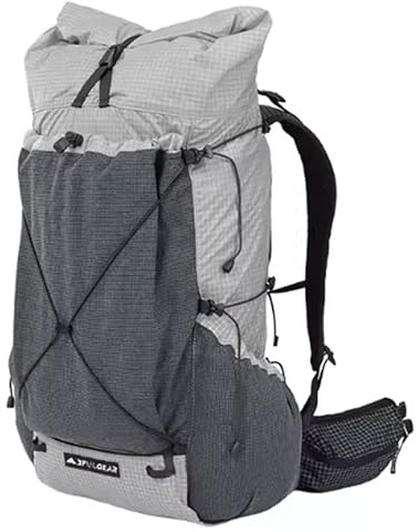 Telomat 3F UL GEAR 30L+10L UHMWPE Ultraleichter wasserdichter Wanderrucksack, Tagesrucksack, Outdoor, Camping, Reiserucksack für Männer und Frauen (Galaxy Gray, L)