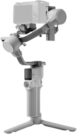 Compatible for Canon Sony Panasonic Nikon Fujifilm Cameras RS 4 Mini Gimbal Stabilizer Auto Axis Locks(Combo)