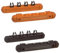 Winsport Billard Queue Wandhalter 2-teilig, für 4 Queues, Billardqueue Halterung aus hochwertigem Rubberwood/Holz schwarz
