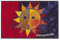Salonloewe Rosina Wachtmeister Fußmatte Sole 50x75 cm Katzen bunt witzig Eingangs-Matte Fußabtreter waschbar