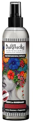 Dollylocks 8oz Rosemary Peppermint Dreadlock Refreshening Spray by Dollylocks Professional Organic Dreadlock Products