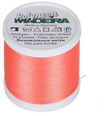 MADEIRA 9845-1777 Stickgarn, 2-lagig, Polyneon, Polyester, 40 W, Lachs