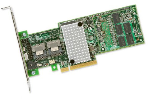 LSI LOGIC 9270-8i MegaRAID Adapter (PCI-e 3.0, SATA III/SAS, 1GB DDR3 Speicher, 8-Port, RAID 0/1/5/6/10/50/60)