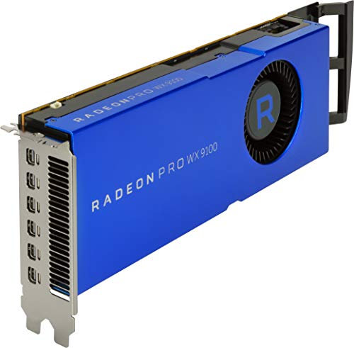 HP 2TF01AA Radeon Pro WX 9100 - Tarjeta gráfica, Color Negro y Azul