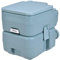 COSTWAY Toilette Portable WC Chimique Portable pour Camping Caravanes Hôpital, Toilette Chimique 20L HDPE (Gris-Vert)