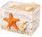 VOSAREA Schatztruhe Holz Klein Holzbox Schatztruhe Deko Vintage Mediterrane Stil Schatztruhe Aufbewahrungsbox Kinder Schmuckschatulle für Hochzeit Schmuck, 7x5.5 cm