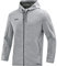 JAKO Premium Basic Kapuzenjacke Grauschwarz, M Herren