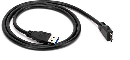 Tabsy® Cordon Super Rapide pour Maxtor M3 / Disque Dur Externe Portable/Câble USB 3.0 de 1 m de Long pour câble de Transfert de données