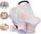 NatureBond Stillschutz Stillen | Atmungsaktiver und sicherster Baumwollbezug Mehrzweck für Baby Autositzbezüge Baldachin Einkaufswagenbezug Schal Licht Decke Kinderwagen (Sunrise Pink)