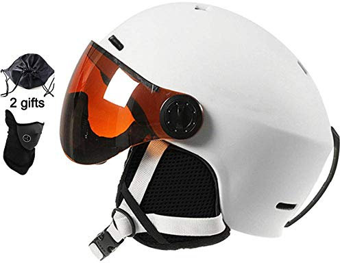 N-B Ski Helmet With Goggles Integrated Skiing Helmet Women Men Ski Snowboard Snow Helmet Outdoor Helmet