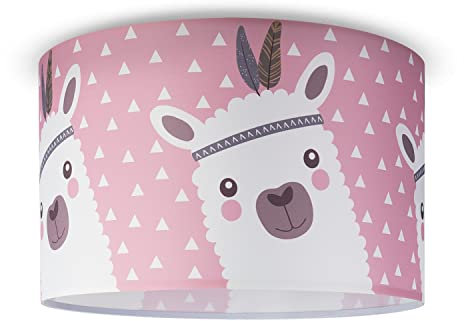 Paco Home Hängelampe Kinderzimmer Deckenlampe Pendelleuchte Babyzimmer Pendellampe Versch. Motive Jungen Mädchen E27, Farbe:Design 9 (Ø45,5 cm), Leuchtenart/Farbe:Deckenleuchte - Weiß