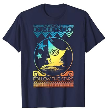 Disney Moana Epic Journeys Rainbow Gradient T-Shirt