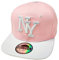 J26 Kids Kinder Snapback USA Cap Teenie Kappe Basecap Mütze Trucker Cappy Sport NY (Rosa Weiß)