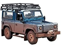 Britains Muddy Land Rover Defender, Bauernhof-Spielzeug-Zubehör, kompatibel im Maßstab 1:32, Bauernhoftiere und Spielzeug, geeignet für Sammler Kinder ab 3 Jahren, Mehrfarbig