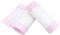 TupTam Gitterstäbe Schutz Netz Babybett Nestchen 3D Mesh 2 Pack, Farbe: Weiß/Rosa, Größe: ca. 128 x 30 cm (für Babybett 140x70)