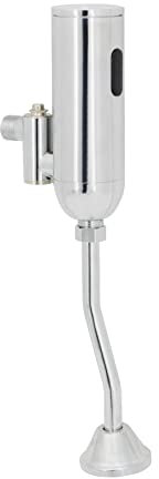 Lychee Light Automatisches, berührungsloses Urinal-Spülventil, Bewegungsmelder, Kupfer, drei Auslassrohre, Wandmontage und verstellbarer Wasserfluss, DC 6 V, ideal für öffentliche Toiletten, englische