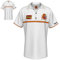 JAKETON Camiseta blaca Polo con Escudo y Bandera de España (2XL)