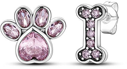 Hapour - Orecchini da donna in argento Sterling 925 con zirconia cubica e retro piatto, cartilagine, ipoallergenici, piccoli orecchini a elica, Argento sterling, Zirconia cubica