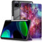 Yiernuo Hülle für Xiaomi Mi Pad 6/Mi Pad 6 Pro 11 Zoll 2023 Tablet, Ultradünn Schutzhülle mit Translucent Rückseite Cover mit Auto Schlaf/Wach Funktion,Galaxy