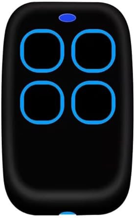 ELLEDI' | TELECOMANDO UNIVERSALE PER CANCELLO | FREQUENZA 433MHz | RADIOCOMANDO 433MHZ PER CANCELLI A CODICE FISSO | FIXED CODE | TASTI GRANDI | BATTERIA INCLUSA (BLU)
