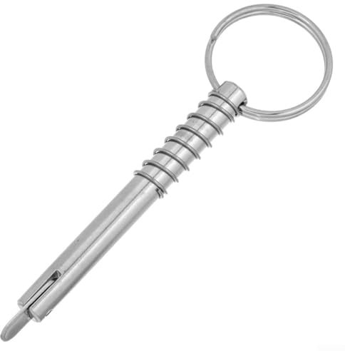 Marine Grade 316 Stainless Steel Clevis Pin, 5mm x 51mm, Reliable Spring Loaded Mechanism (5 * 51mm)