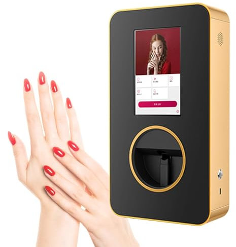 MIAOMI Nail Printer Machine, Custom Designs Nail Technology Machine, With 10.1-Inch Screen/Speakers/Automatic Counting