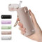 Exllena Petite Gourde Isotherme 150ml avec Paille à Ouverture Une Main, Mini Bouteille Isotherme Anti-Fuites & Design Ultra-Compact, Idéale pour le Sport, Bureau ou En Voiture(Marron Café)
