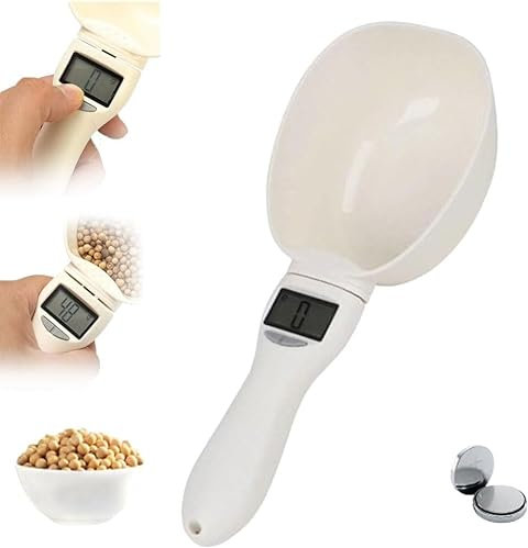 Générique Cuillère à Mesurer Numérique, 1 Pièce, 5.92 oz, Mesureur de Cuillère, Blanc