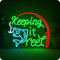 Horseneon Keeping It Reel Neon Schild Angeln Neon Schild,Angeln Tackle Shop Led Schilder,Fischer Schlafzimmer Dekoration Neons Sign für Fischerei Enthusiasten,Yacht Shop Schaufensterdekoration