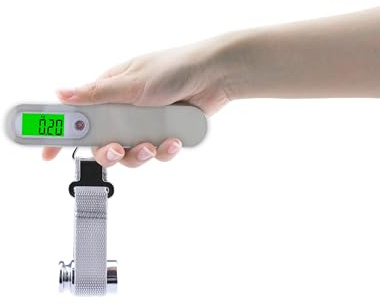 Tragbare Gepäckwaage mit LCD-Display, elektronisch, von 1 g bis 50 kg