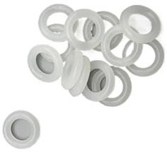 Joint torique en silicone de qualité alimentaire résistant à la chaleur, CS 5,7 mm, joint torique en caoutchouc blanc VMQ, épaisseur 5,7 mm, diamètre extérieur 30-100 mm, 10 pièces(OD 95MM-CS5.7MM X 1